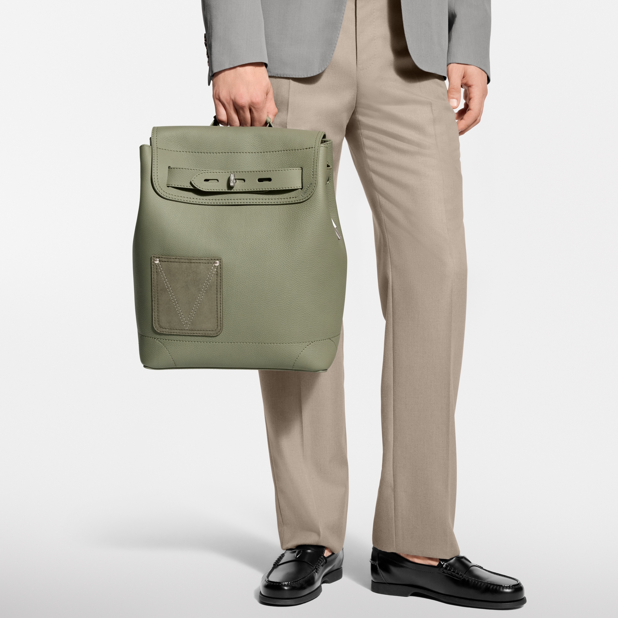 ヴィトン Vuitton スティーマー・バックパック カーキ　M26852 スティーマー・バックパック H38｜ルイ・ヴィトン 公式サイト - M26852